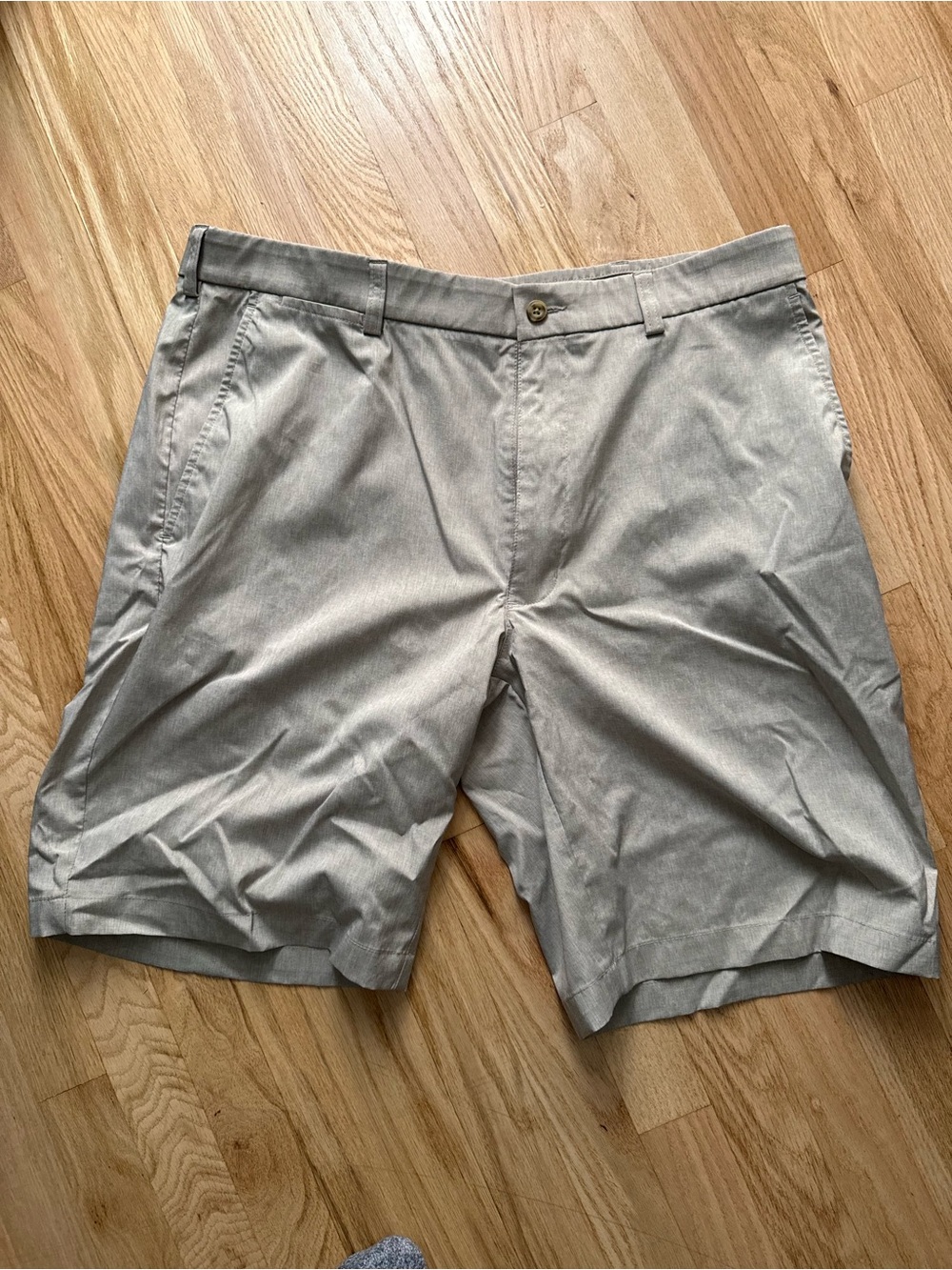 Men's Casual Greige Chino Shorts